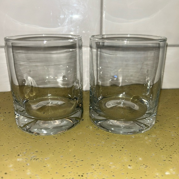 Set of 2 Dimpled Whiskey Glasses Old Fashioned - Picture 1 of 8